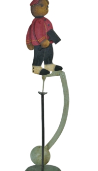 Balance Figur Teddybär Bahnvorsteher